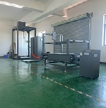 箱包测试仪器走进江西搏鹰实业有限公司